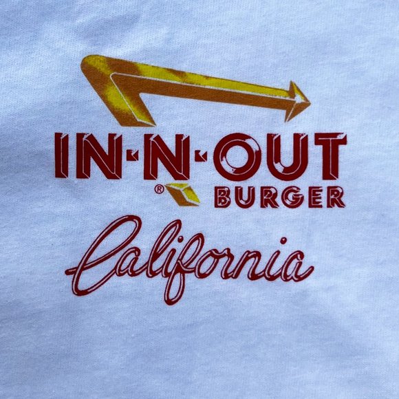 IN N OUT BURGER Men’s Short Sleeve Crew Neck Graphic Tee Shirt sz XXL NWOT - Picture 4 of 7